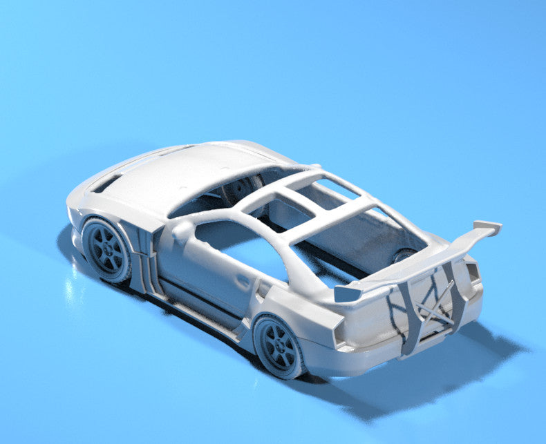FatBoi Wide Body Kit For Hot Wheels Nissan 300zx - Resin - 3D Printed