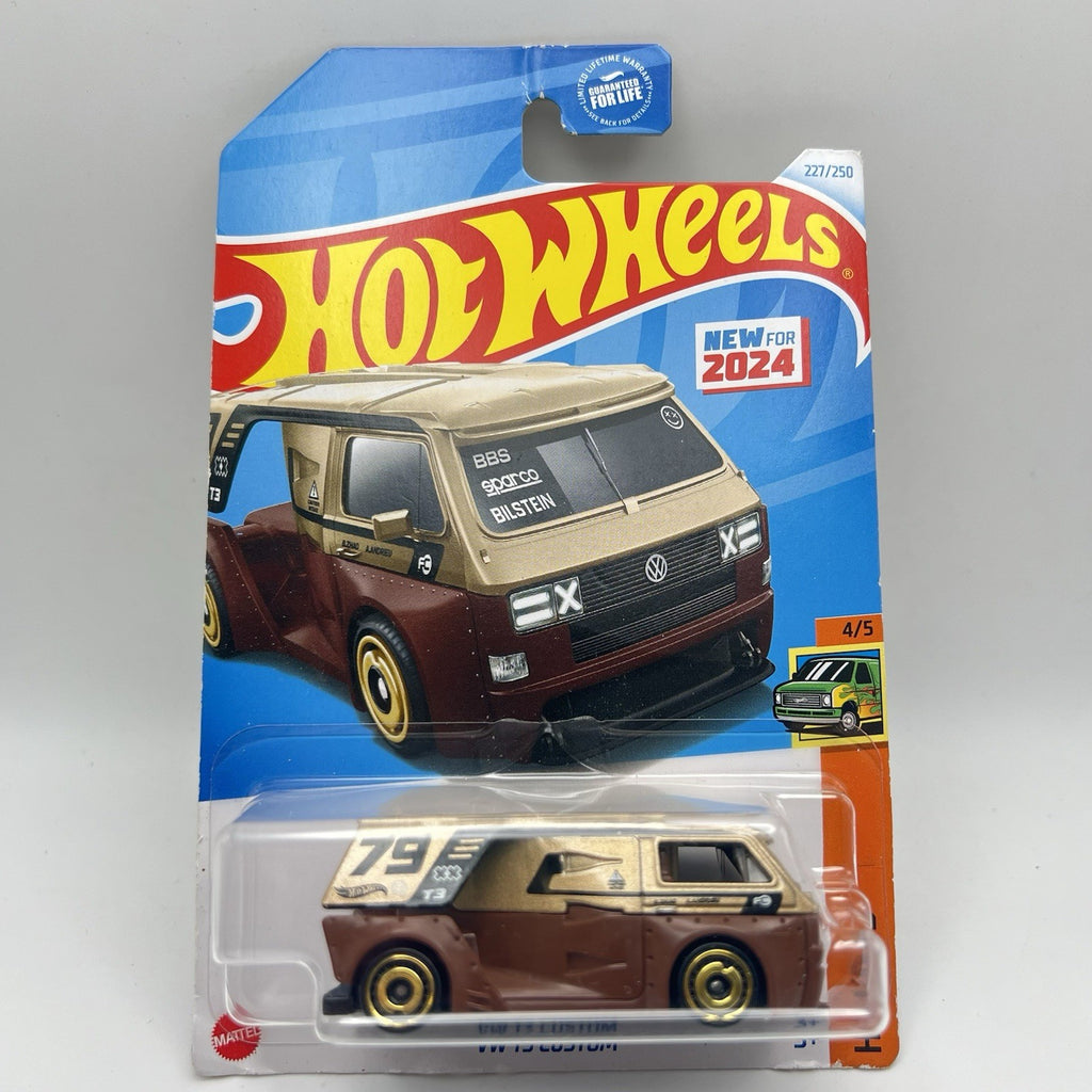 LOT OF 3 - 2024 & 2025 HOT WHEELS VOLKSWAGEN VW T3 CUSTOM COLOR VARIANTS