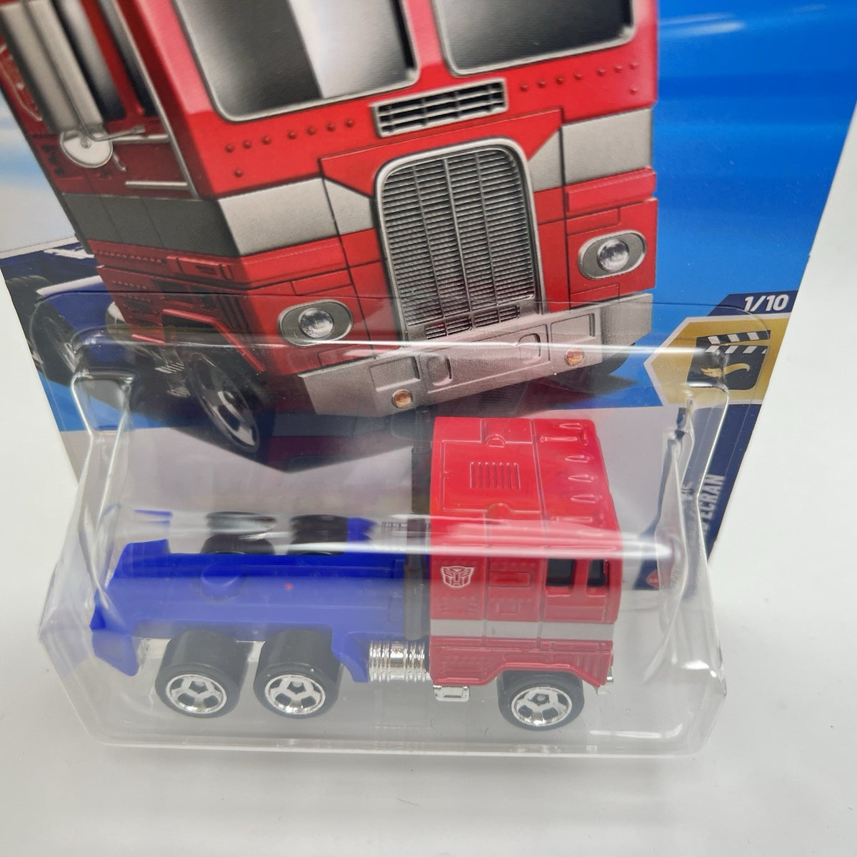 2025 HOT WHEELS F CASE TRANSFORMERS OPTIMUS PRIME RED HW SCREEN TIME 6/10
