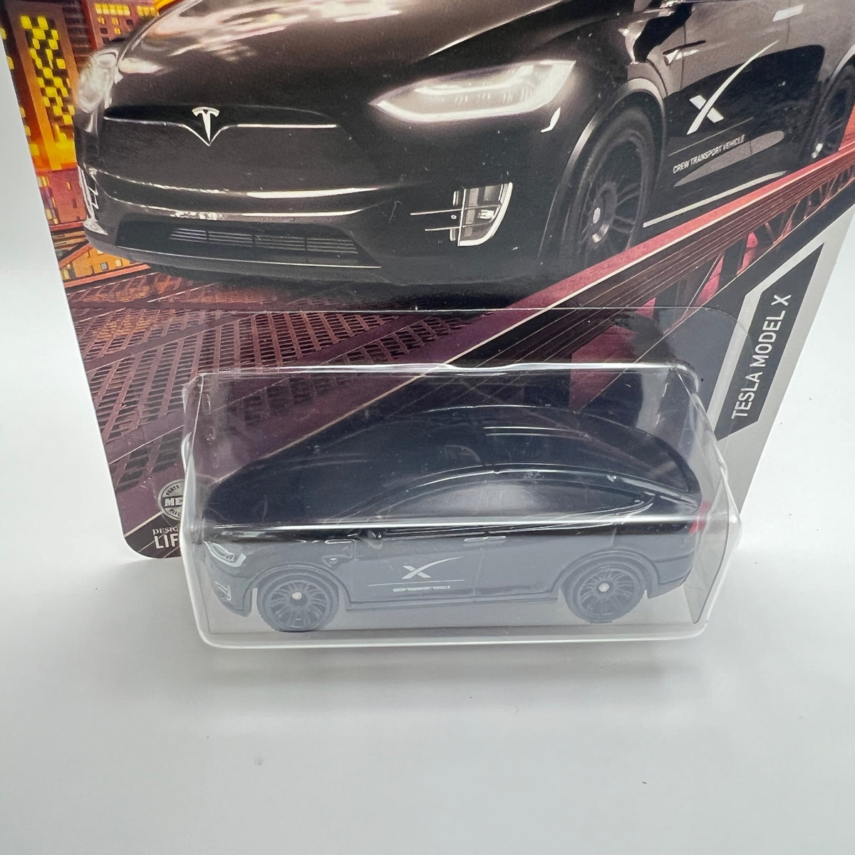 Matchbox Tesla Model X SpaceX 75/100 Black 1:64 Diecast