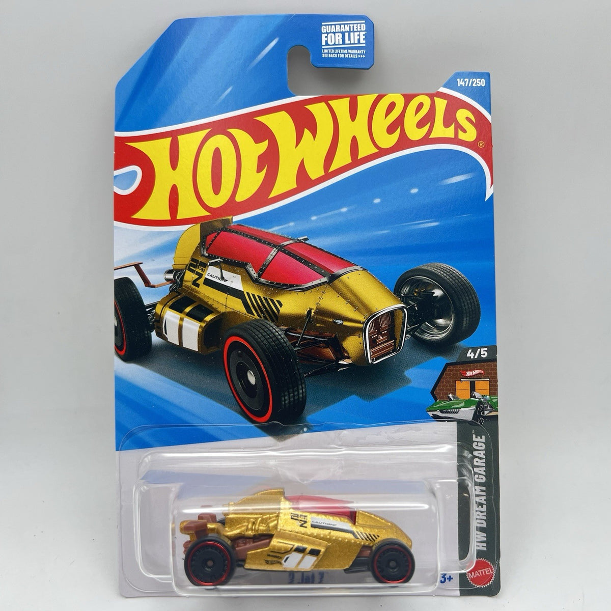 💛❤️ Hot Wheels 2 Jet Z Gold #147 Mainline 2026 Case G Treasure Hunt New TH