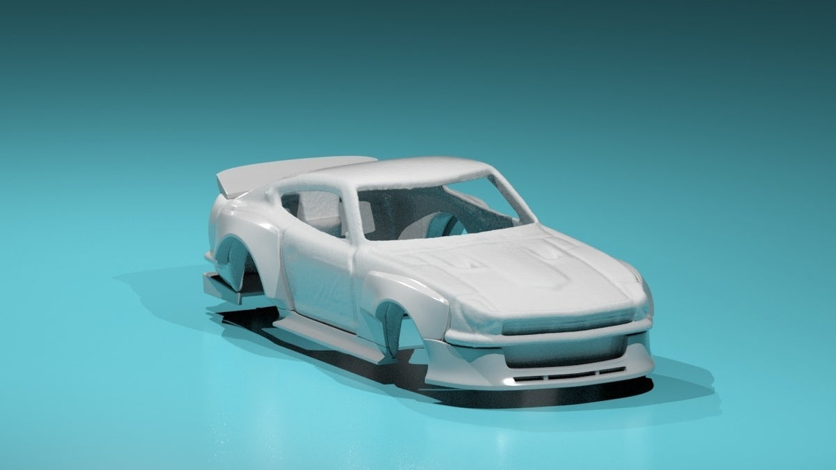 Aero Style Wide Body Kit for Hot Wheels 240Z - Resin - 3d Printed