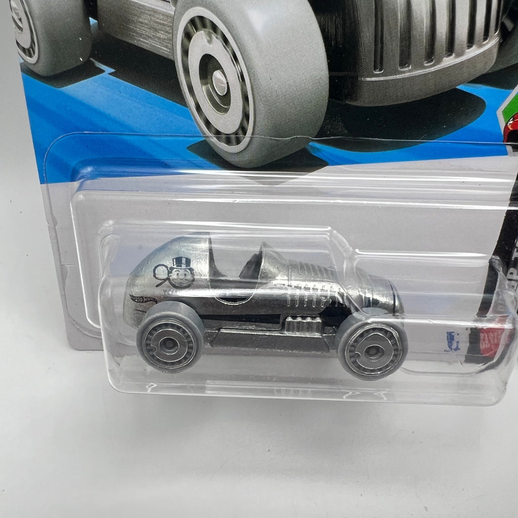 Hot Wheels Pass 'N Go Lot of 2 Silver & White Monopoly Drop Tops 1/5 5/250 2026