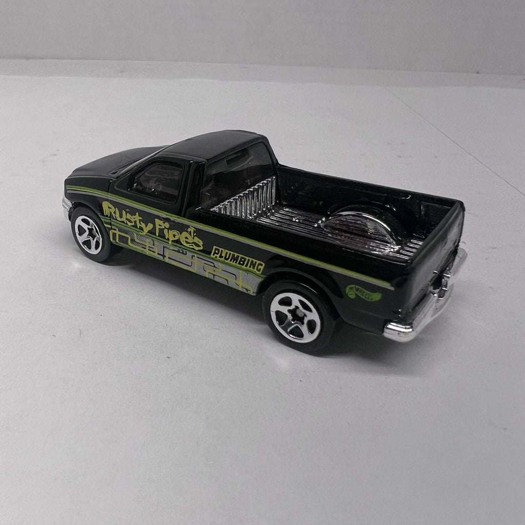 Loose Hot Wheel Black Rusty Pipes 1997 Ford F-150 Truck