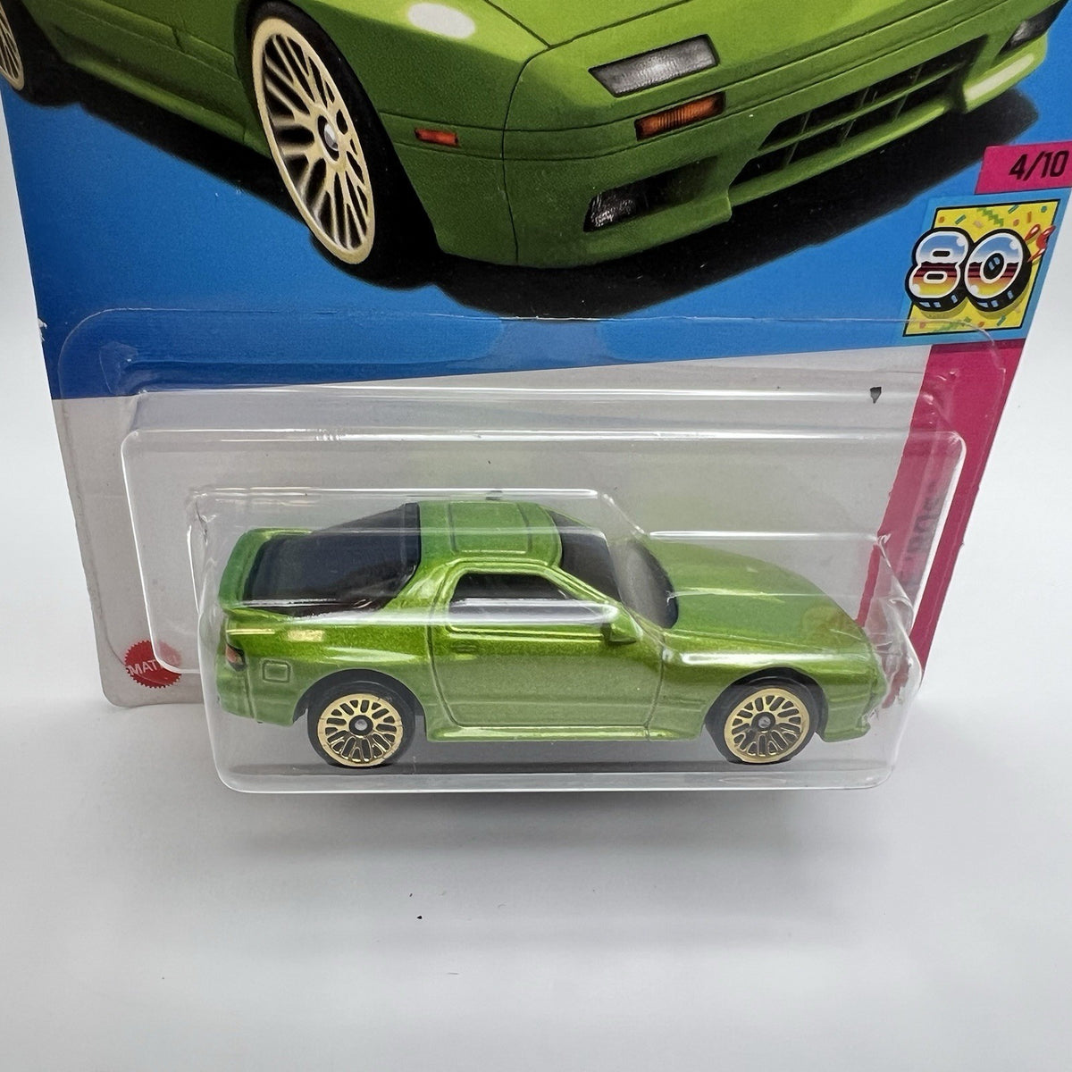 Hot Wheels '89 Mazda Savanna RX-7 FC35  (Green) HW The '80s 4/10 #51 2023