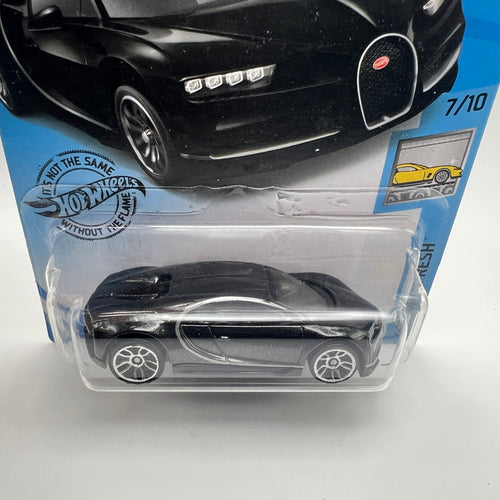 '16 Bugatti Chiron - Black | HW Factory Fresh 7/10 | Hot Wheels 89/250