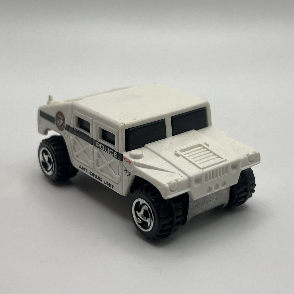 1991 Hot Wheels Humvee Police #17 Anti-Drug Hummer Unit 1/64 Police Force (Mint)
