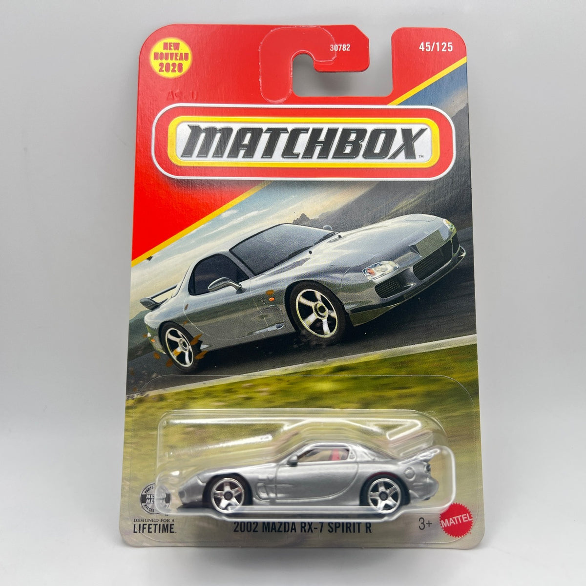 Matchbox 2002 Mazda RX-7 Spirit R Silver 45/125 The Vault