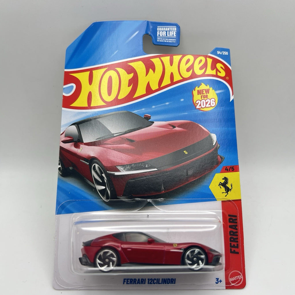 2026 Hot Wheels Ferrari 12Cilindri Ferrari Series 4/5 D Case First Release