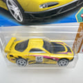 Hot Wheels 2025 163/250 ‘95 MAZDA RX-7 DRIFT Yellow & Red 70s vs 90s 2pc Set