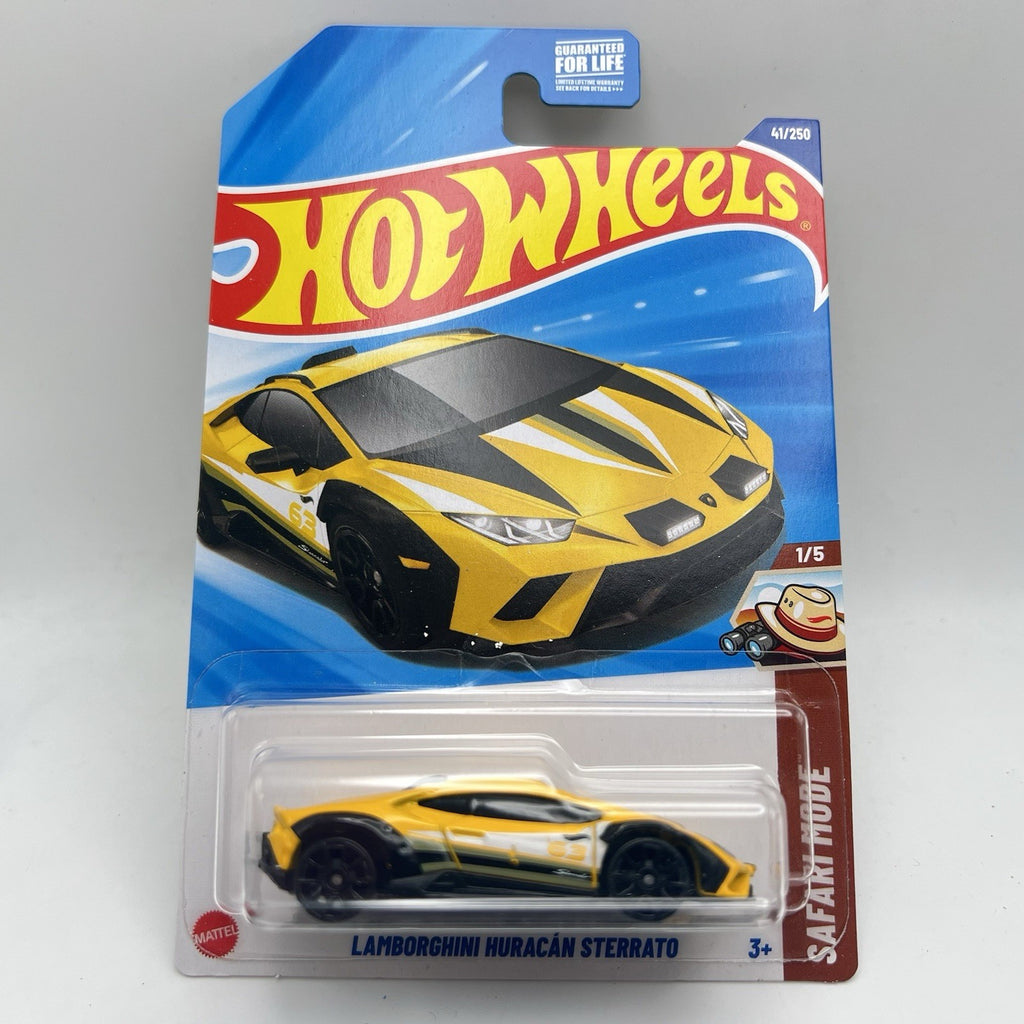 LOT OF 3 - 2024 & 2025 HOT WHEELS LAMBORGHINI HURACAN STERRATO SAFARI MODE DIRT