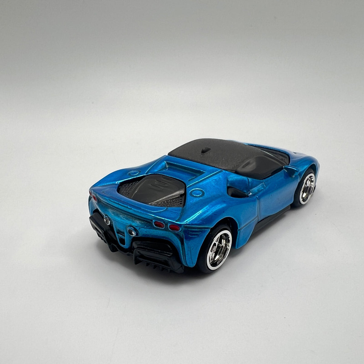 Custom Hot Wheels Ferrari SF90 Stradale Blue Painted Detailed LOOSE 1/64