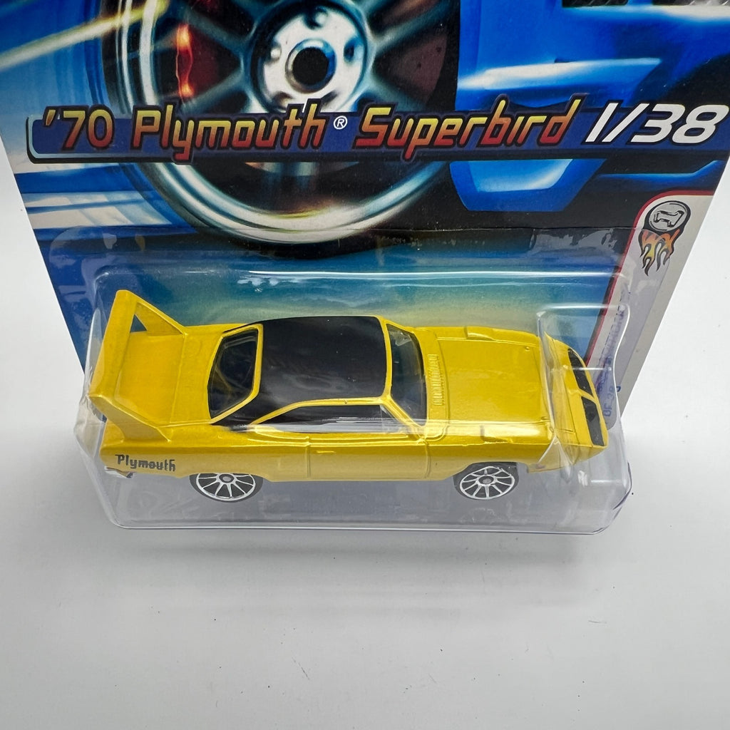 Hot Wheels '70 Plymouth Superbird Yellow 2006 First Editions 1/38 #001