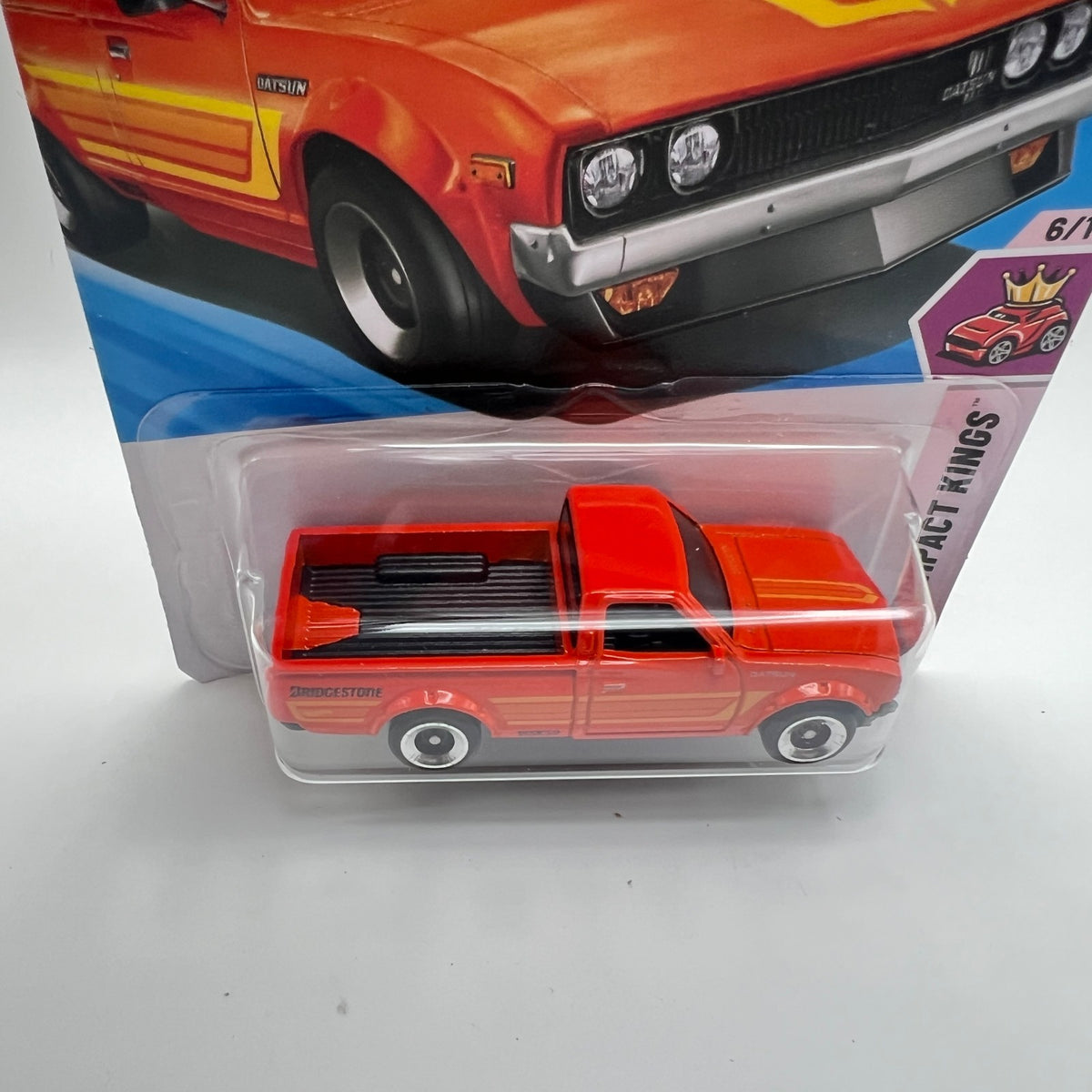 Hot Wheels Datsun 620 Orange Compact Kings 6/10 128/250 2026