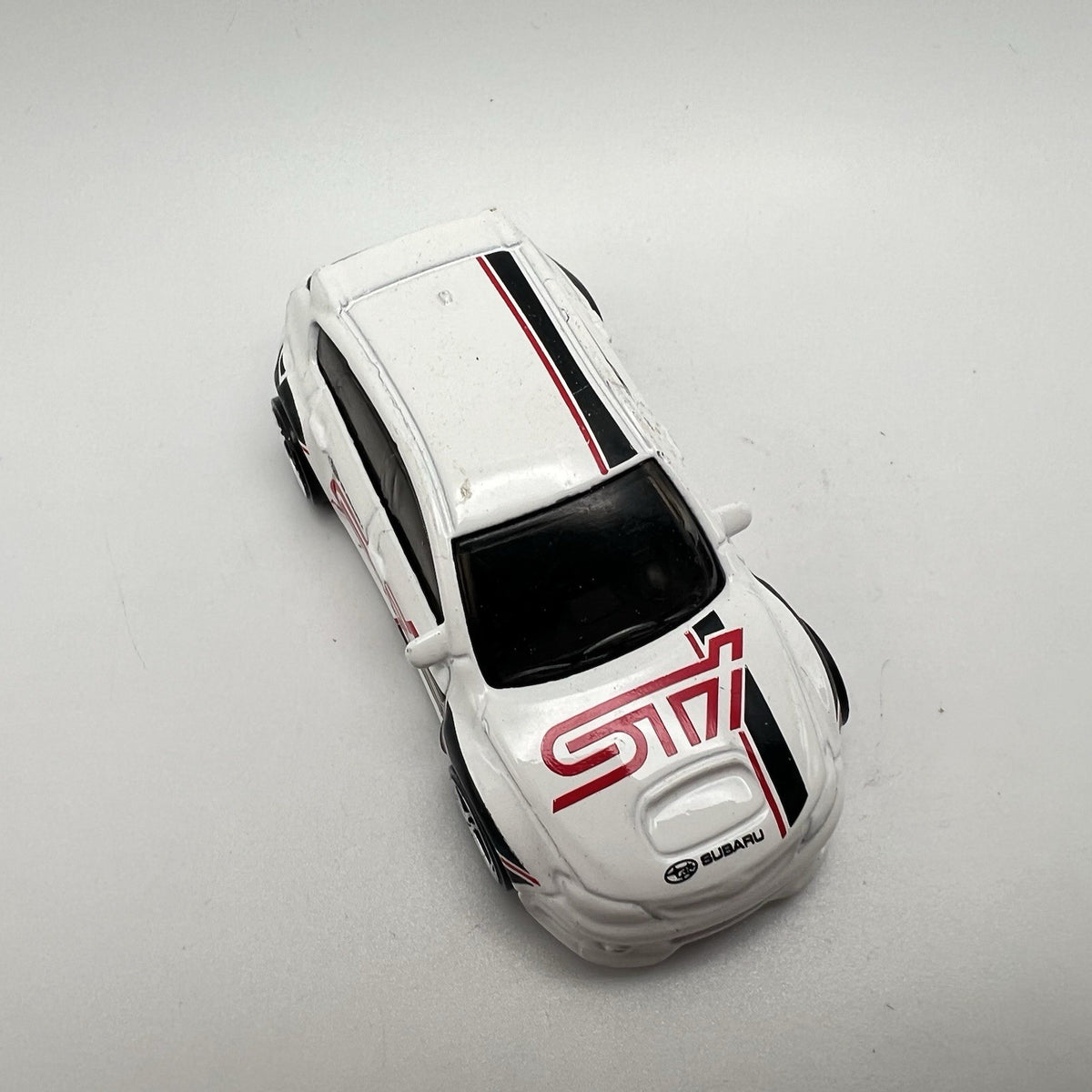 HOT WHEELS SUBARU WRX STI WHITE 68/250 Loose