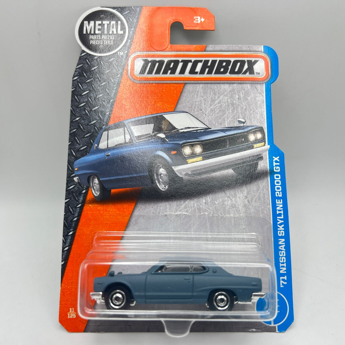 Matchbox 71 Nissan Skyline 2000 GTX blue