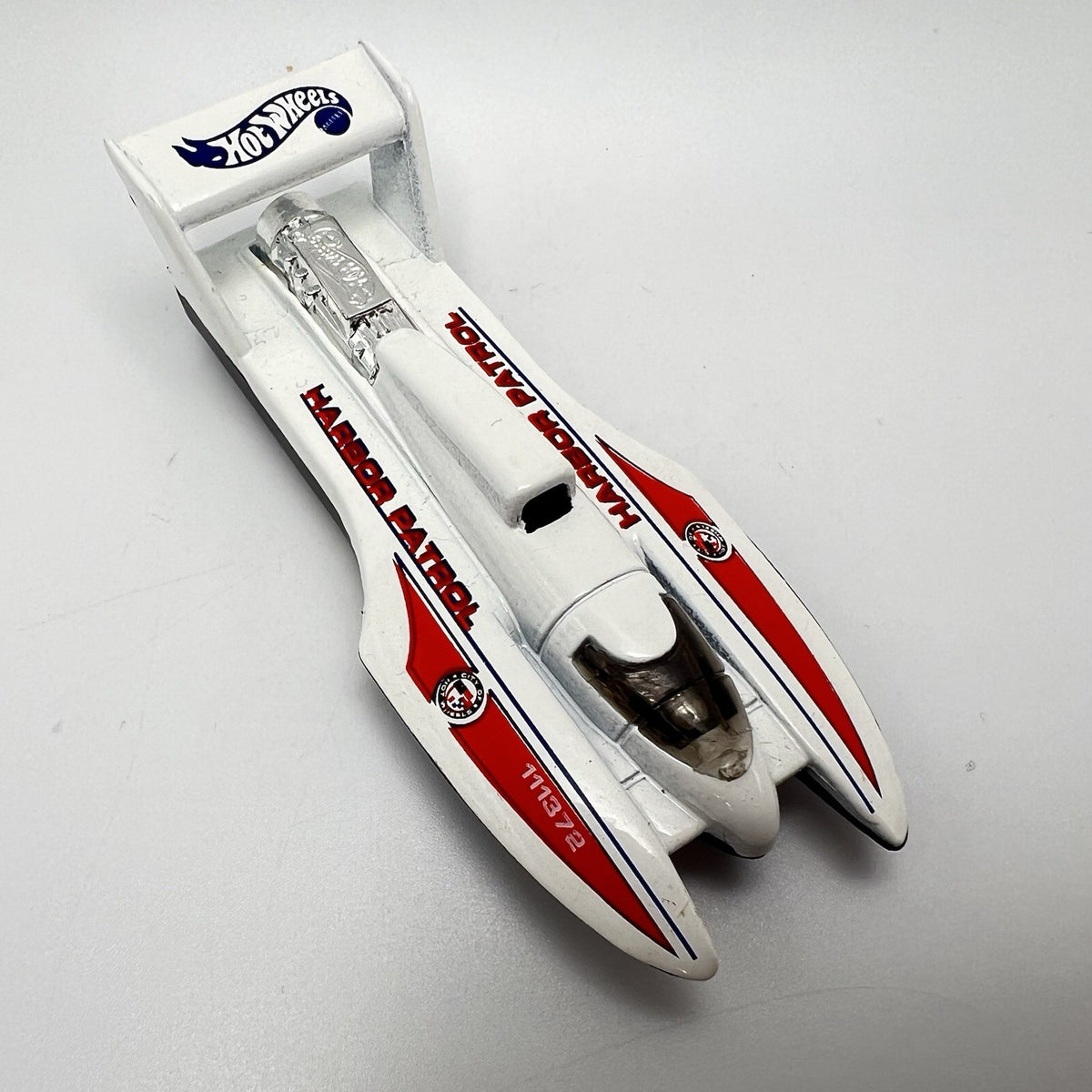 Hot Wheels Hydroplane Harbor Patrol Boat (No Box)