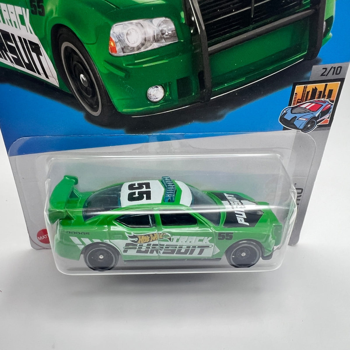 Hot Wheels Dodge Charger Drift Green 54/250 HW Metro 2/10
