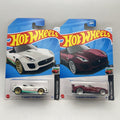 Hot Wheels '15 Jaguar F-Type Project 7 Magenta + White #116 - 2024 HW Roadsters