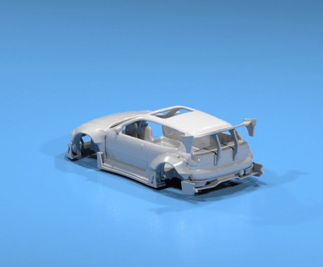 Rocket Bunny Style Wide Body Kit for Hot Wheels Civic EG Hatchback - Resin