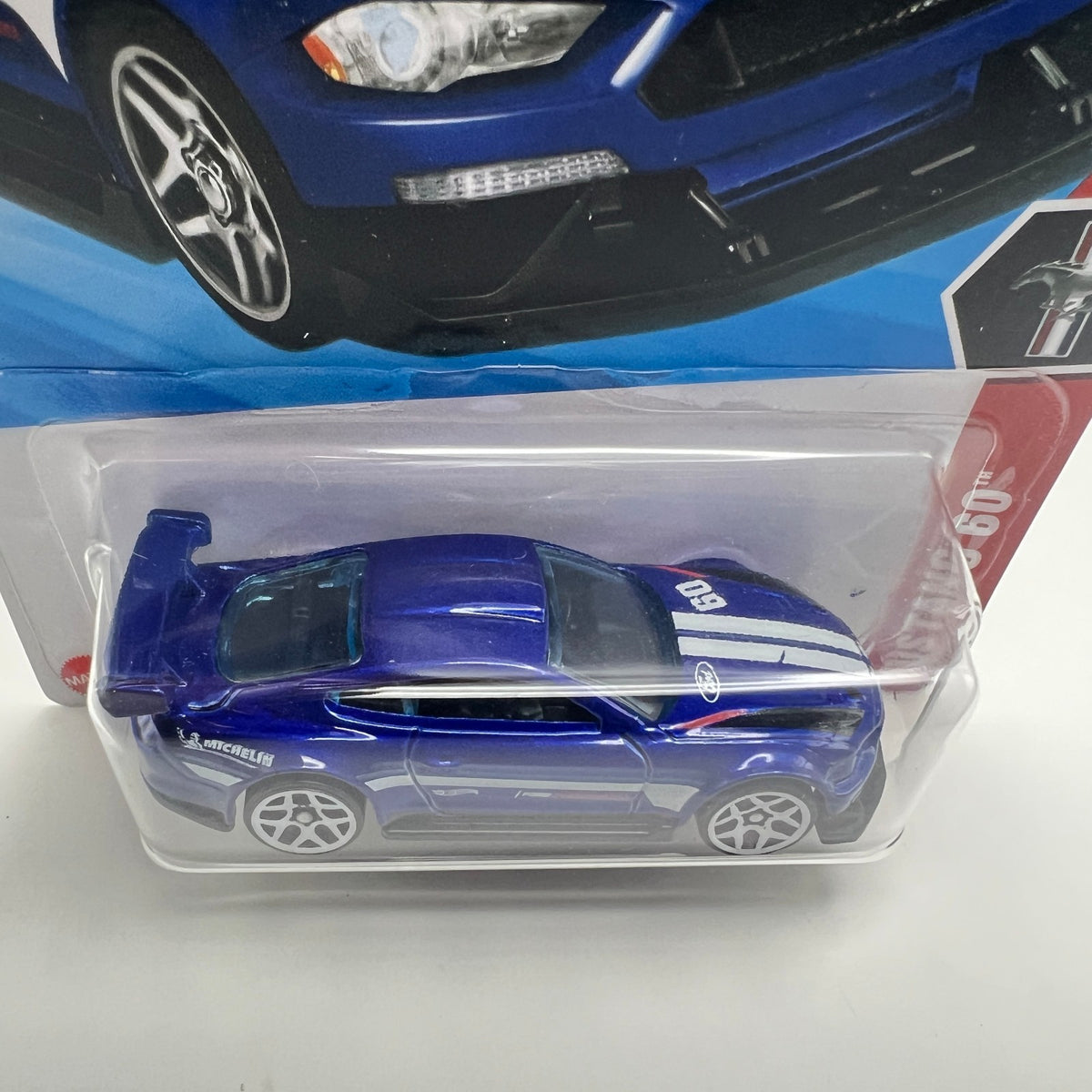 Hot Wheels Custom 18 Ford Mustang GT Blue Mustang 60 5/5 211/250 2024