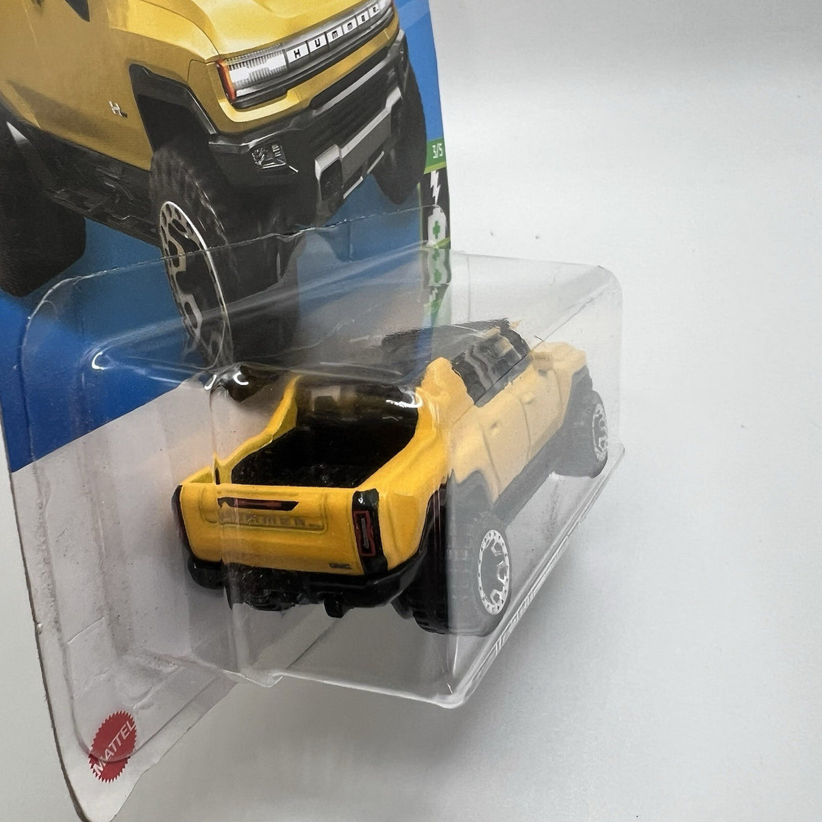 Hot Wheels GMC Hummer EV-Brand New mainline long card HW GREEN SPEED 130/250