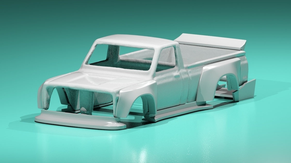UFO Style Wide Body Kit for Hot Wheels Mazda Repu - Resin - 3d Printed