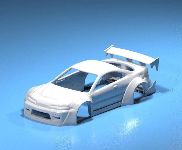 RB Style Wide Body Kit for Hot Wheels Integra - Resin - 3d Printed