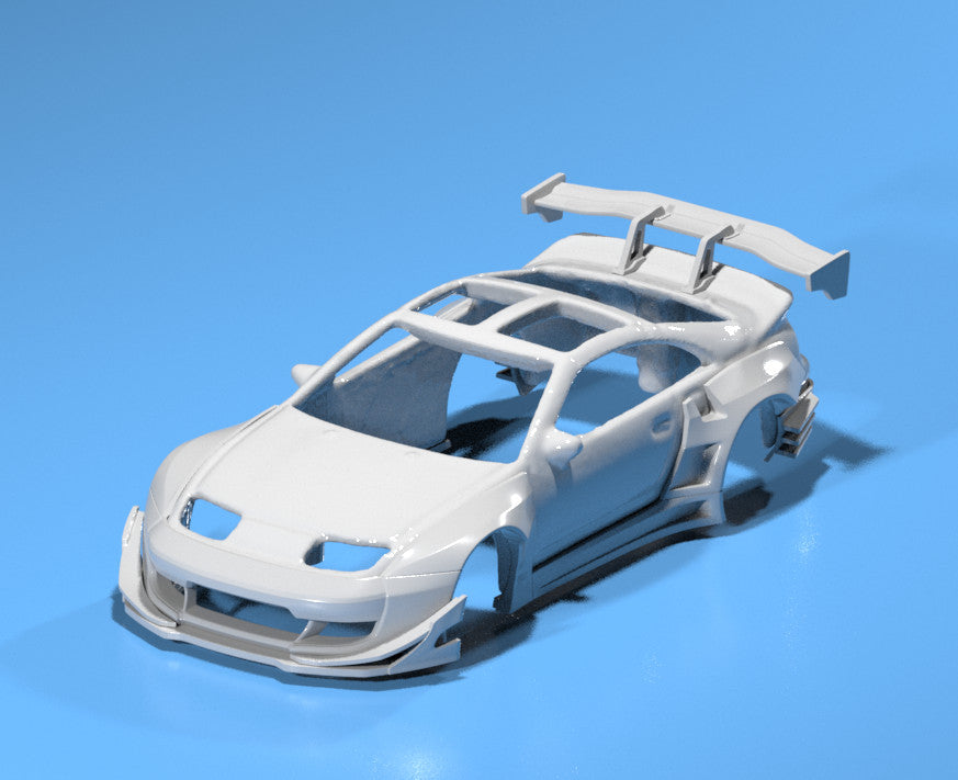 Pandem Style Widebody Kit for Hot Wheels Fairlady 300ZX - Resin - 3D Printed