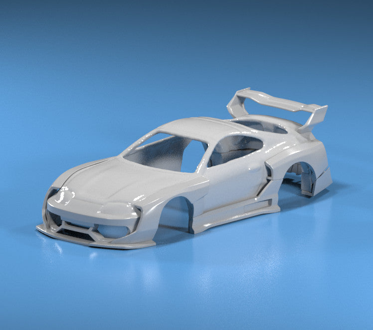 FatBoi UFO Style Wide Body Kit for Hot Wheels Toyota MK4 Supra - Resin