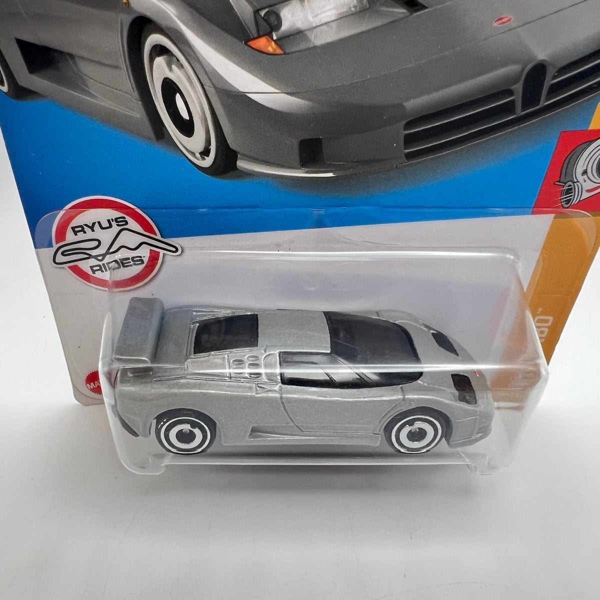 Hot Wheels gray 94 Bugatti EB110 SS “HW Turbo" 5/10 - 65/250 Diecast 1:64