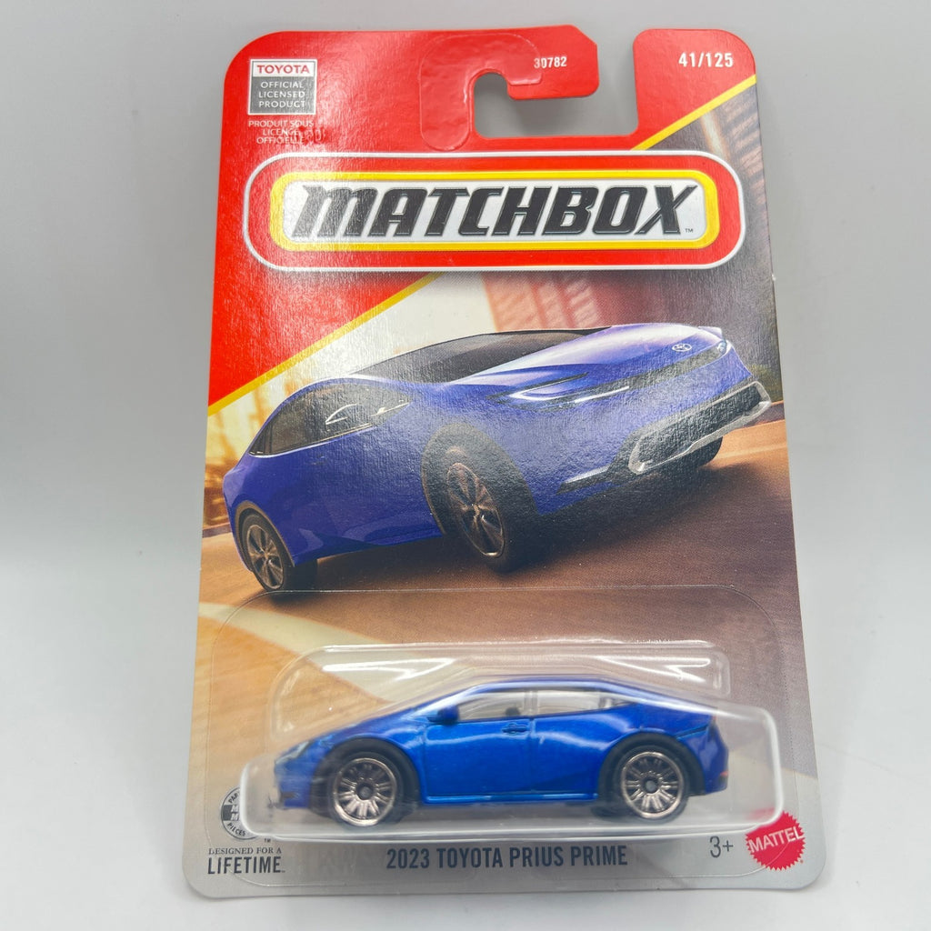 Matchbox 2023 Toyota Prius Prime 41/125 Metallic Blue
