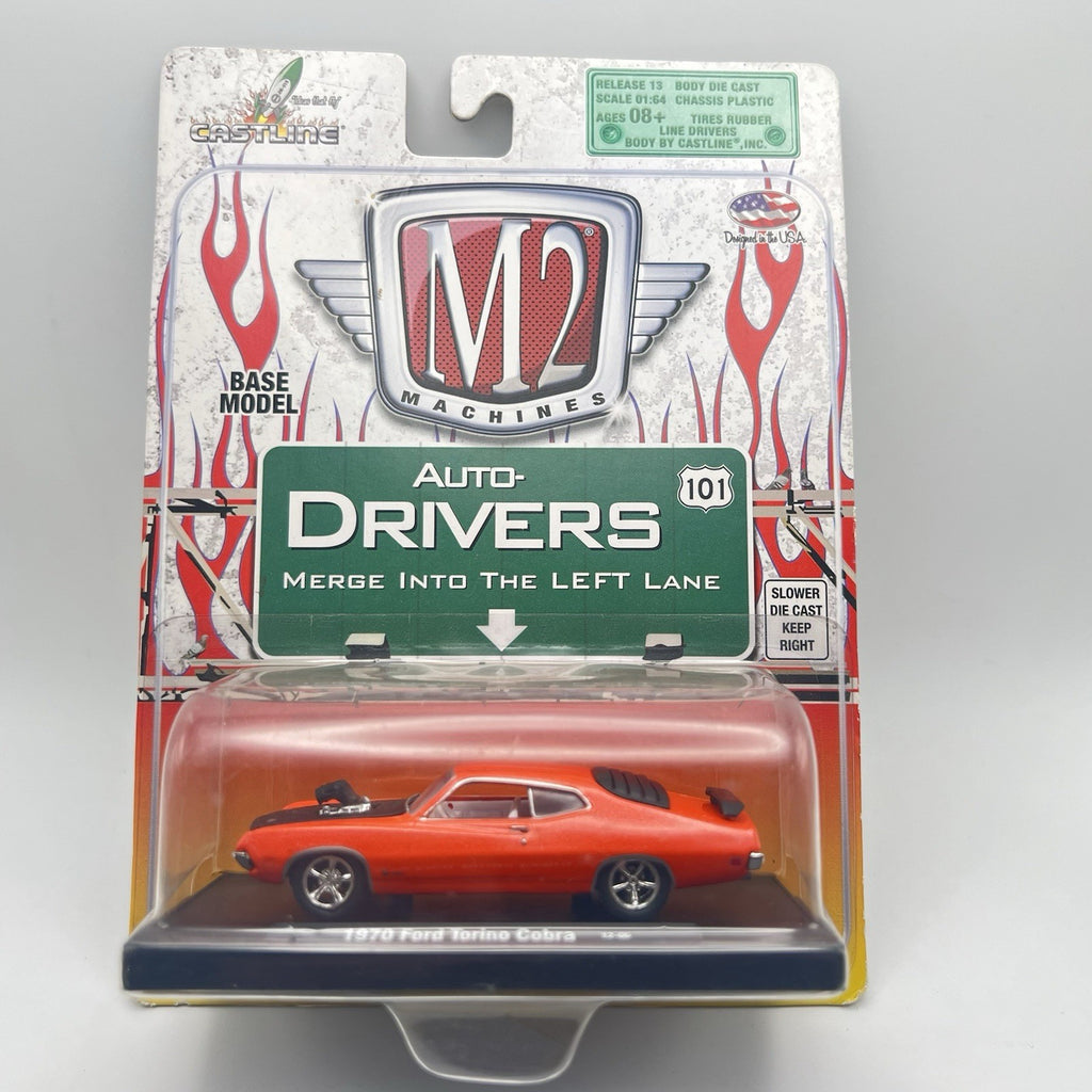 M2 Auto Drivers 101 1970 Ford Torino Cobra 1/64