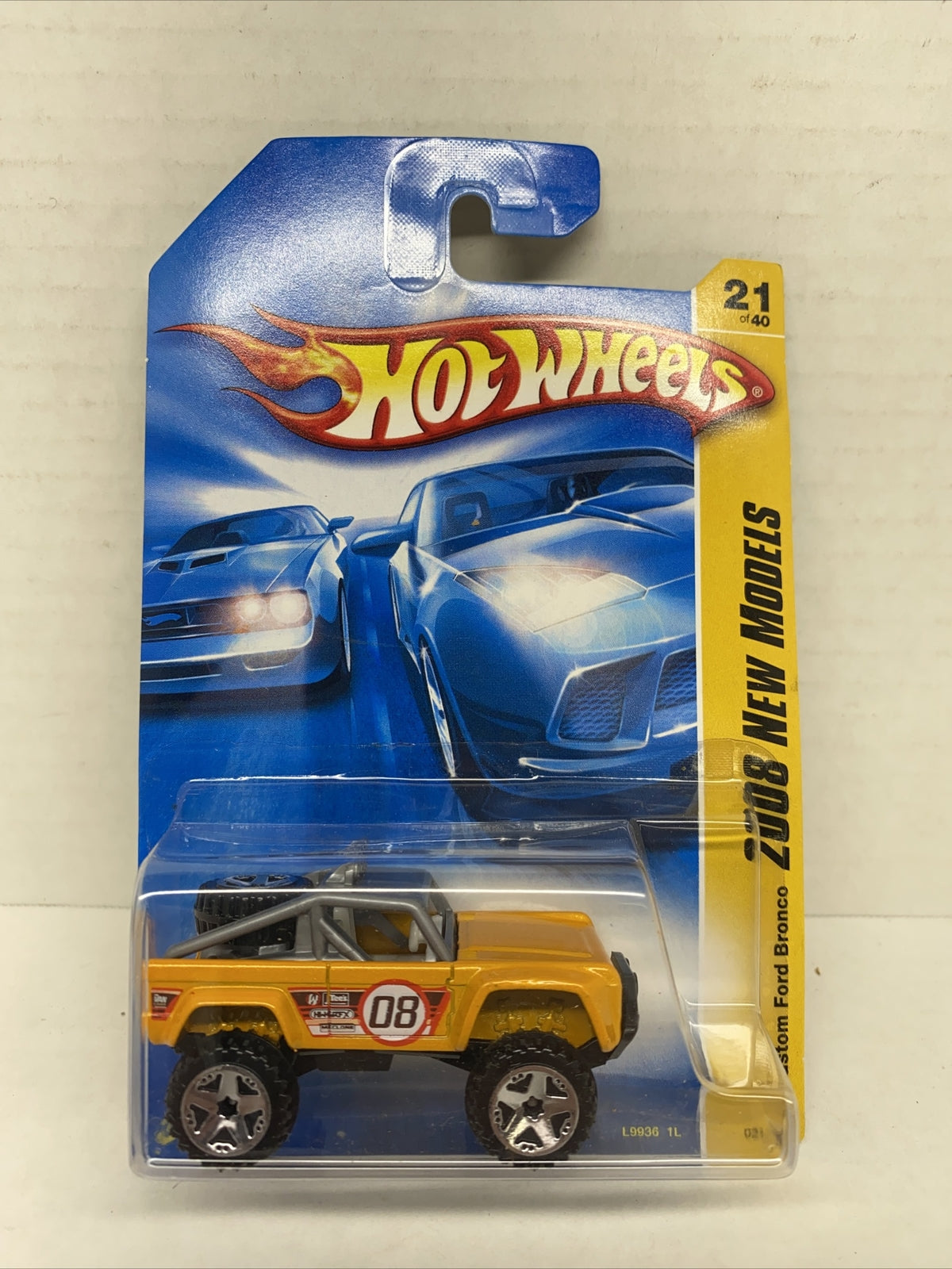 2008 New Models HOT WHEELS CUSTOM FORD BRONCO #021 / HTF COLOR