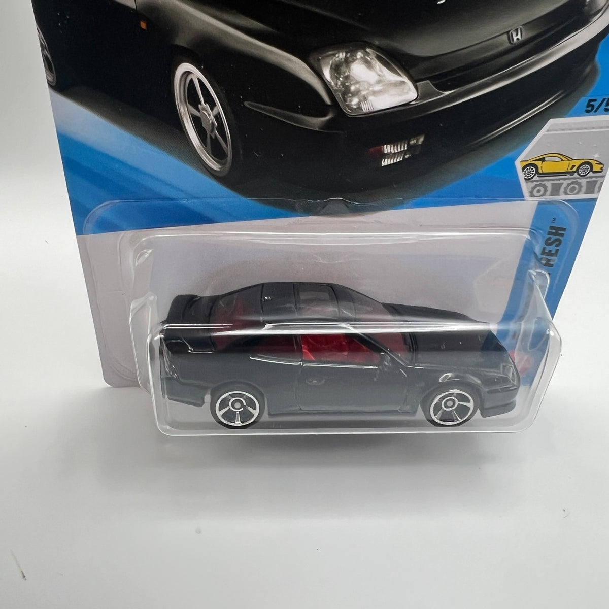 Hot Wheels 98 Honda Prelude 136/250 Factory Fresh 5/5 Black 1:64 Diecast