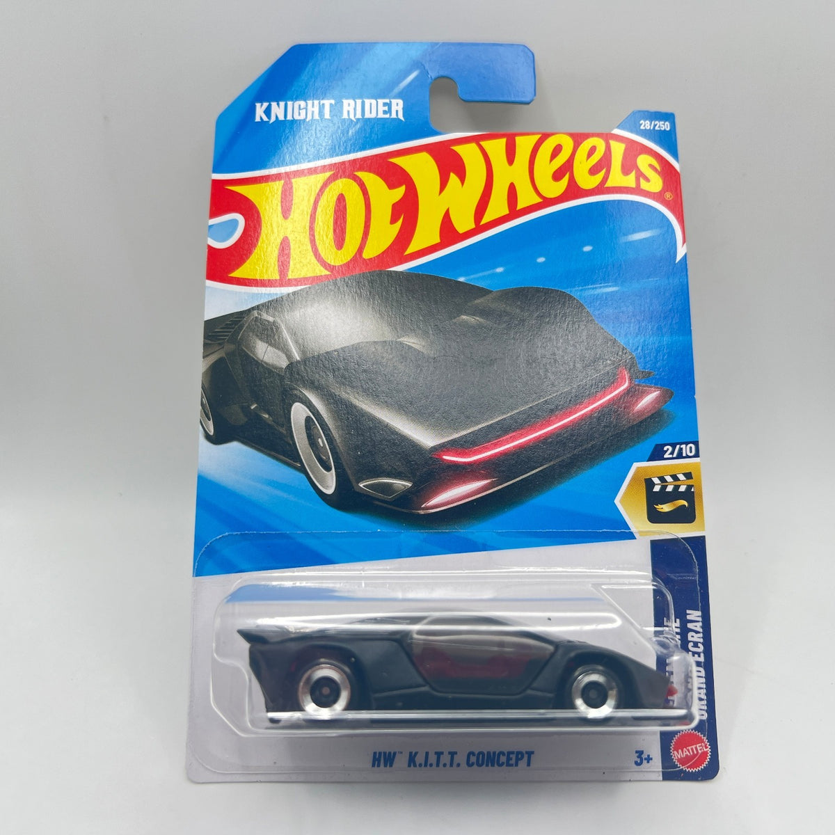 Hot Wheels K.I.T.T. Concept 28/250 Screen Time 2/10 Black 1:64 Knight Rider