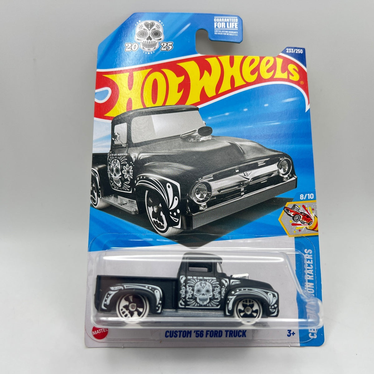 Hot Wheels Custom 56 Ford Truck Celebration Racers 8/10 Black 233/250
