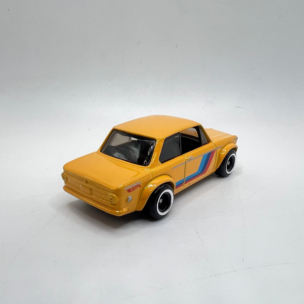 Hot Wheels BMW 2002 Mustard Orange M Stripes LOOSE 1/64