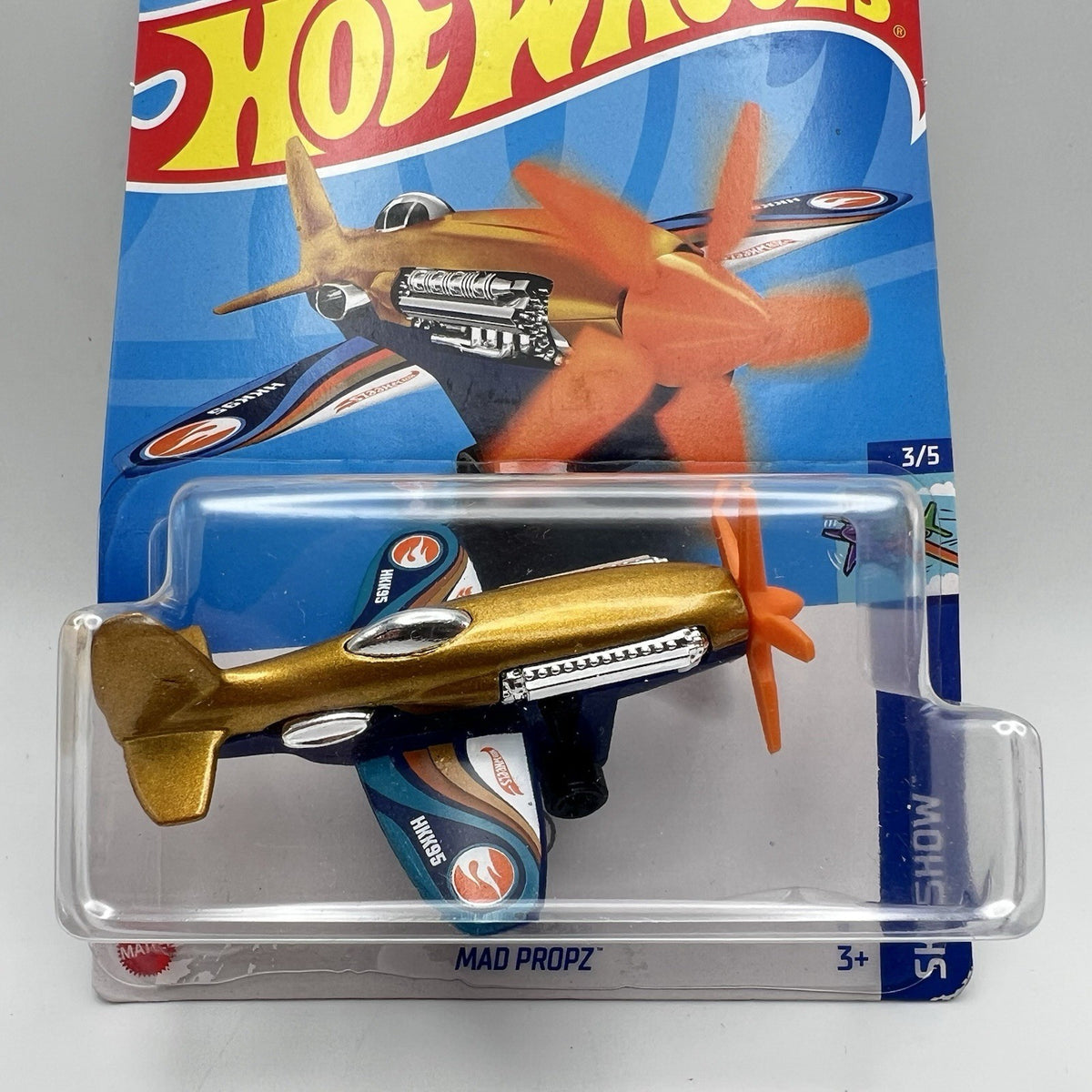 2023 Hot Wheels D Case Regular Chase Treasure Hunt Mad Propz Plane Sky Show #3/5