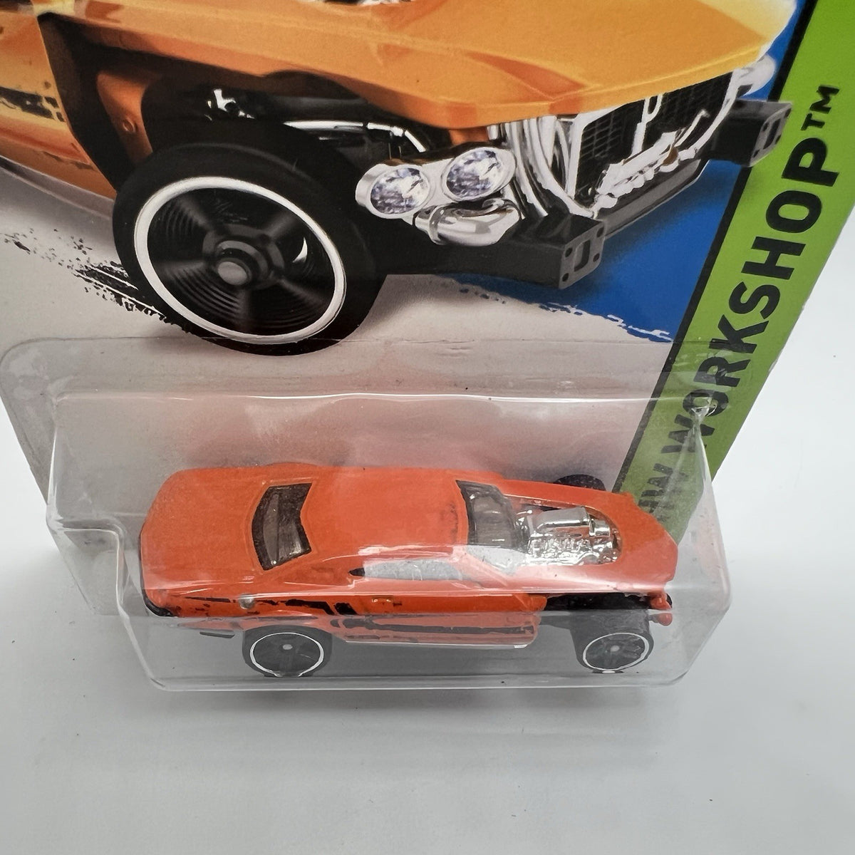 Hot Wheels Workshop Garage Project Speeder Car Figure (205/250) *Orange Version*