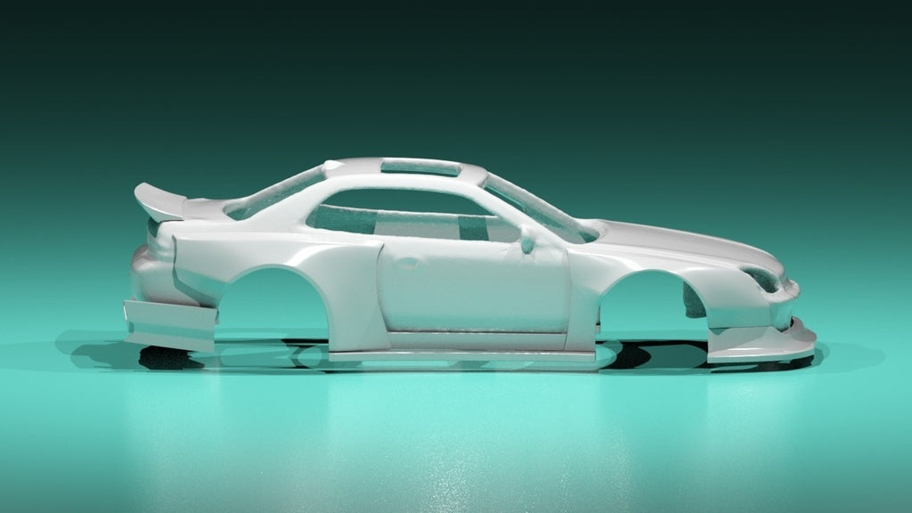 Shadow Spec Wide Body Kit for Hot Wheels Honda Prelude – Resin - 3d Printed