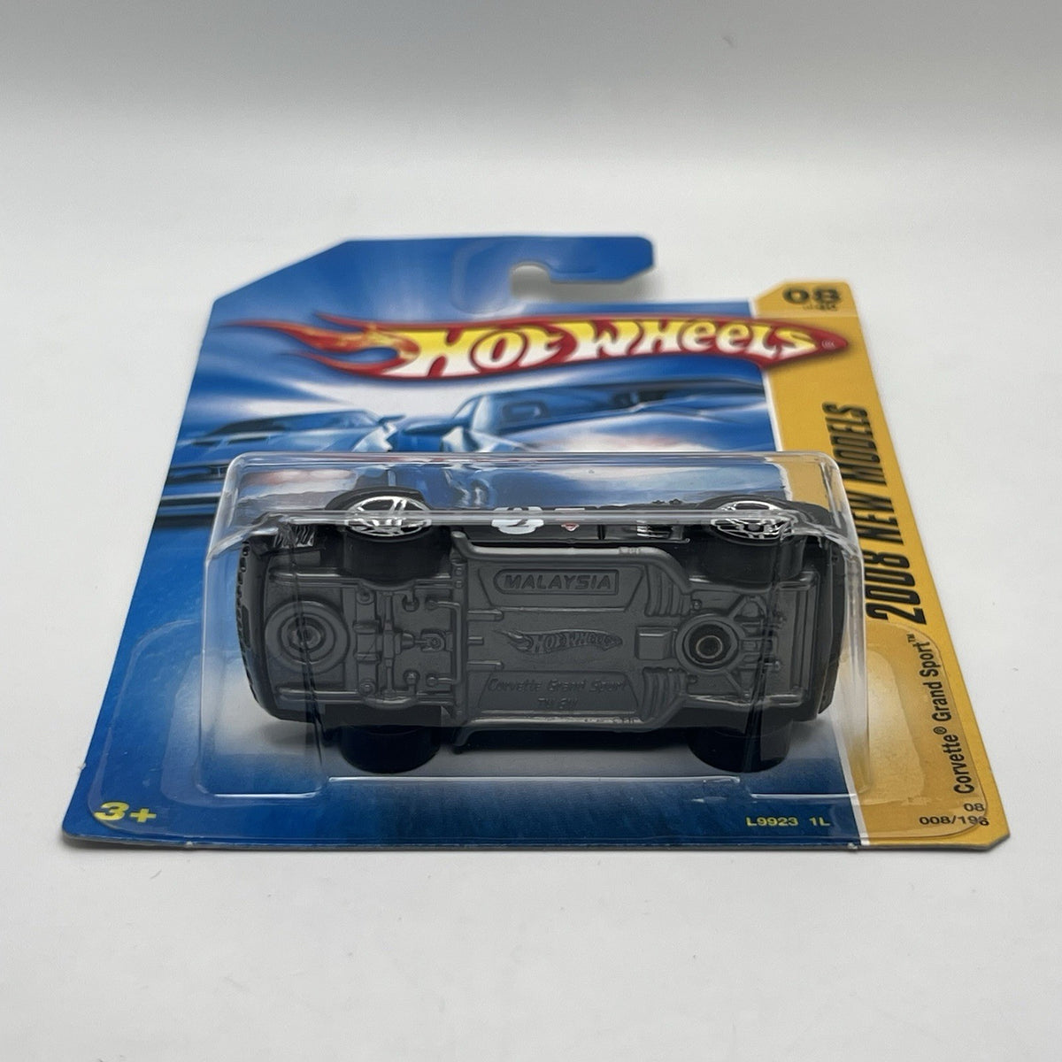 2007 Hot Wheels 2008 New Models Corvette Grand Sport Black 008/196