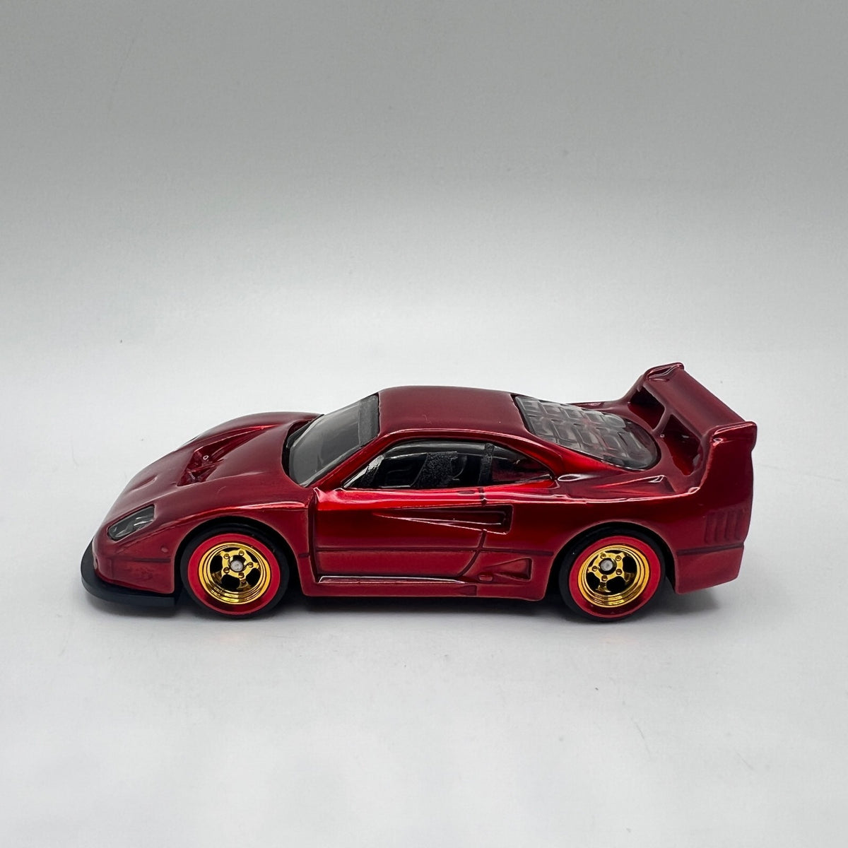 Custom Hot Wheels Ferrari F40 Competizione Red Painted Detailed LOOSE 1/64