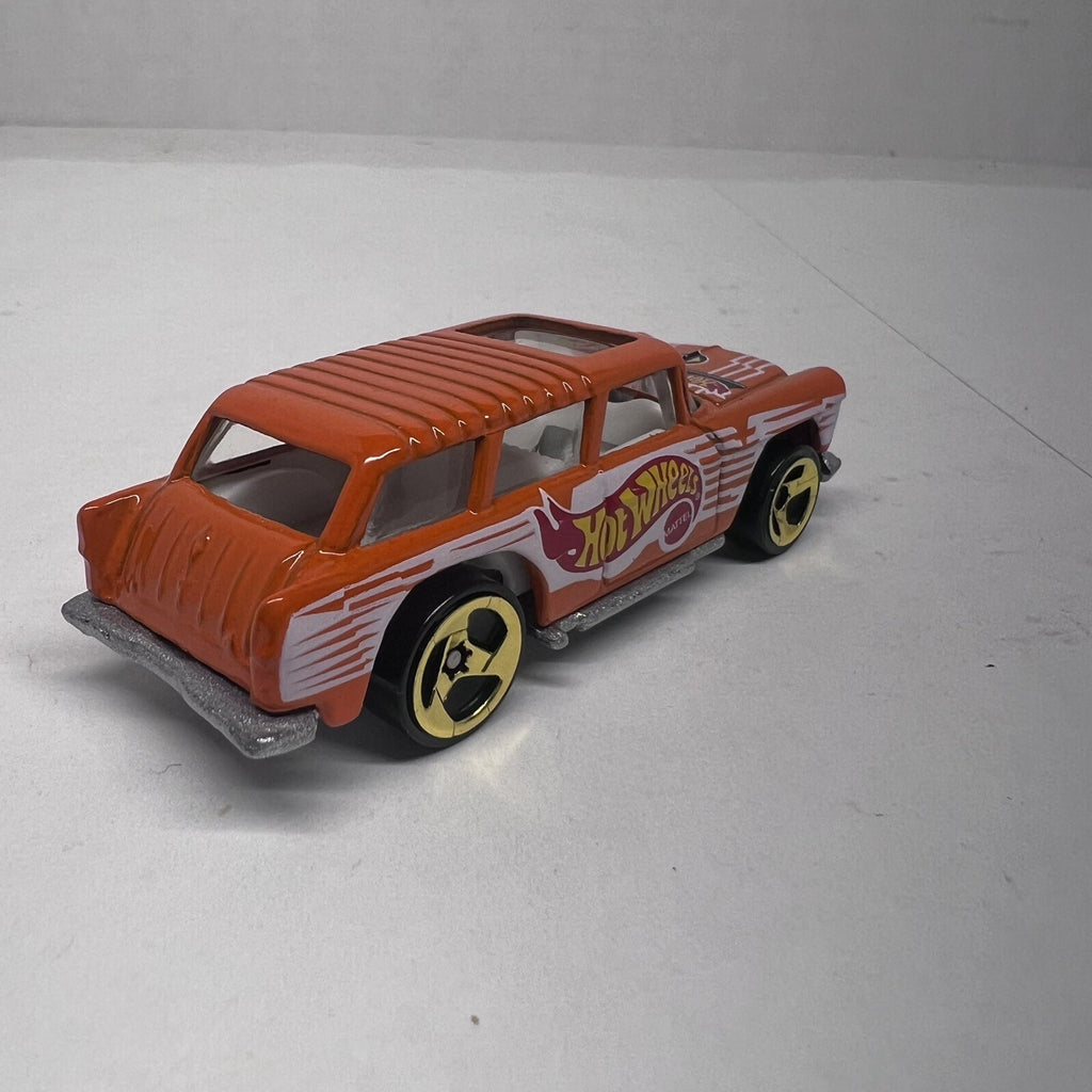 Vintage 1969 Hot Wheels .Com  55 CHEVY NOMAD Orange