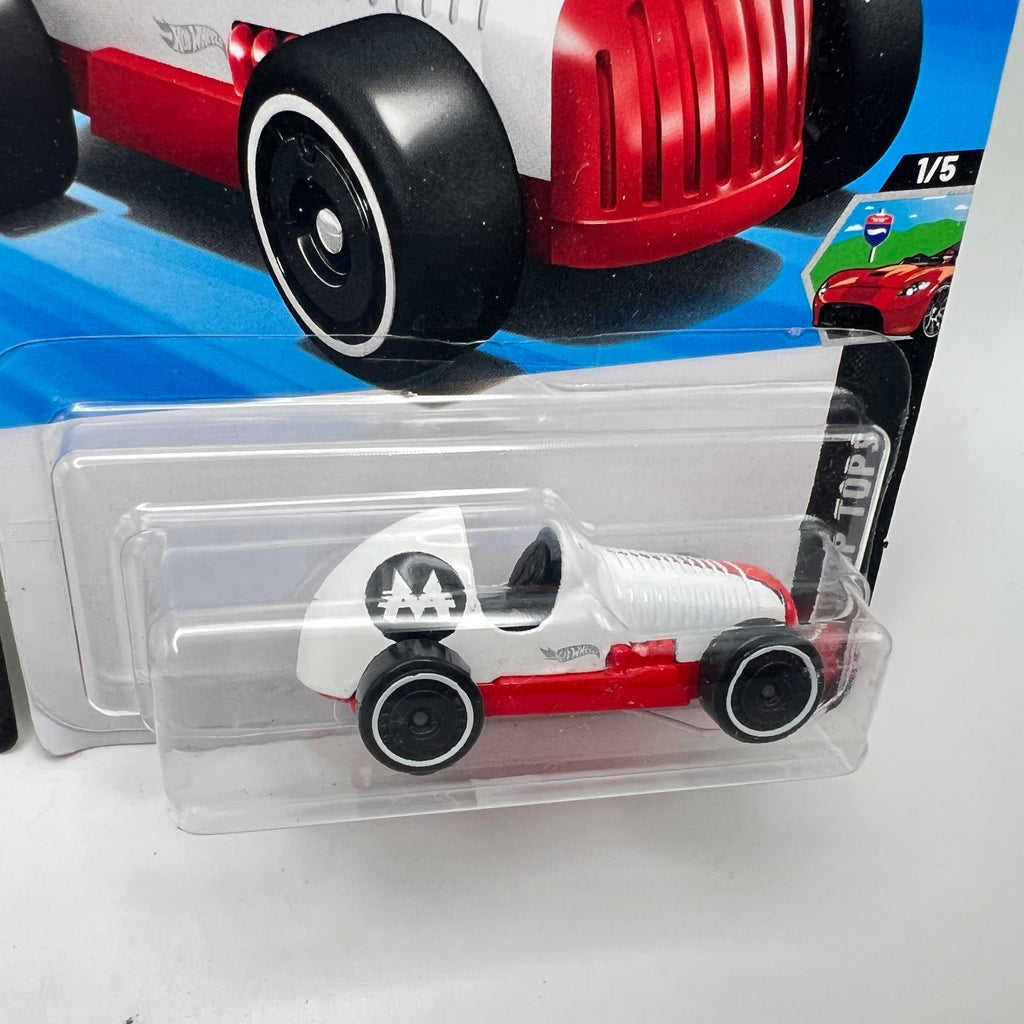 Hot Wheels Pass 'N Go Lot of 2 Silver & White Monopoly Drop Tops 1/5 5/250 2026