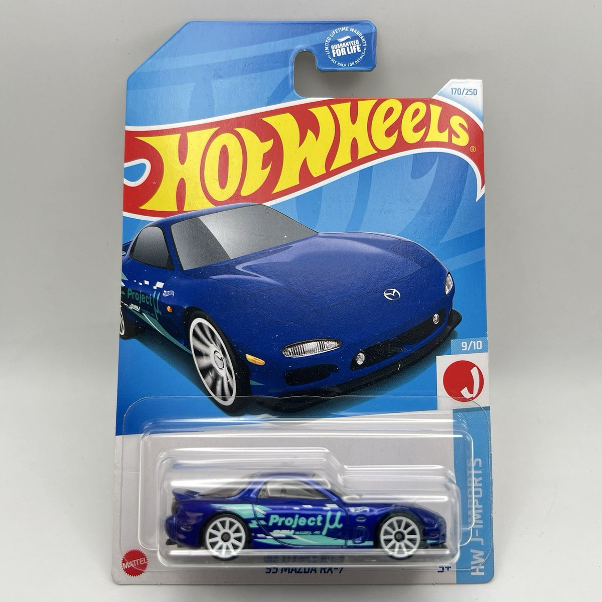 Hot Wheels 95 MAZDA RX-7 Blue J-Imports