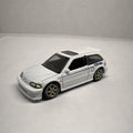 2018 Hot Wheels #4 '90 Honda Civic EF in White HW  Greddy With Real Riders