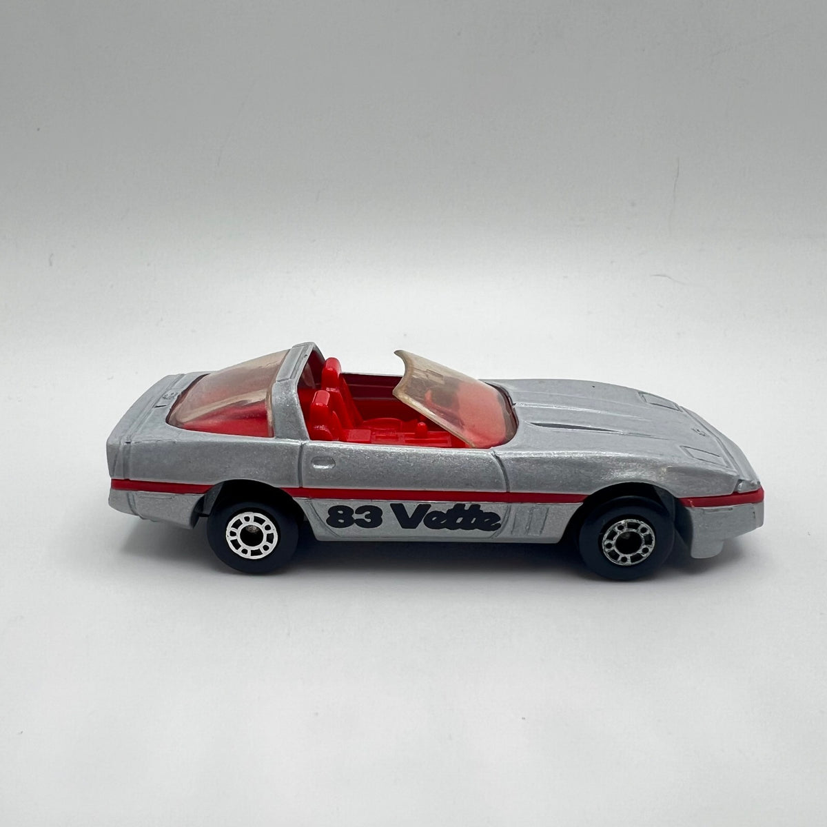 Matchbox 1983 Corvette 83 Vette Silver Macau Vintage LOOSE