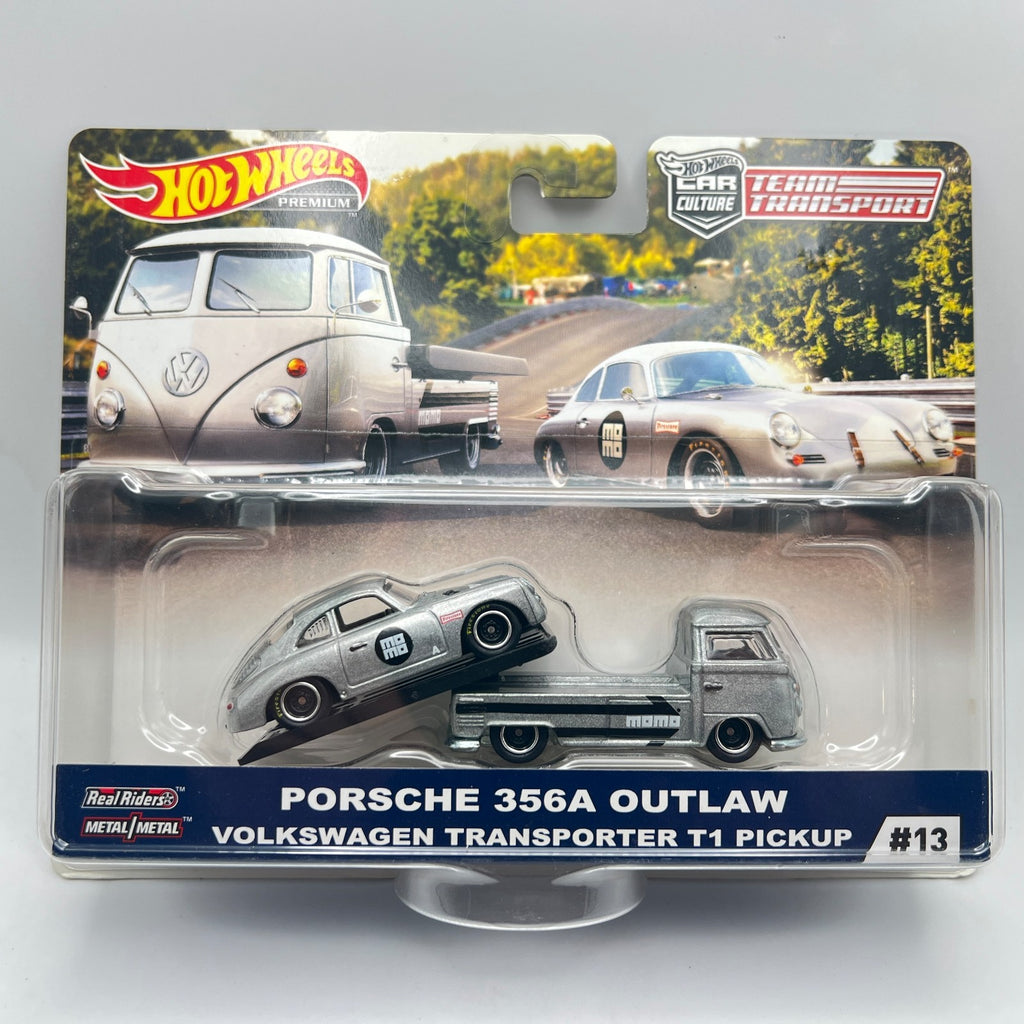 Hot Wheels Team Transport Porsche 356A Outlaw VW T1 Pickup 13 MOMO