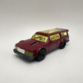 VOLVO 240 DRIFT WAGON Diorama Collectible DieCast Model Car 1:64 Maroon LOOSE